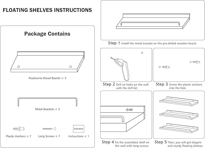 RYOFOBETTO 32 inches Long Floating Shelves, Bathroom Decor Shelves Over Toilet, Farmhouse Wall Shelves for Living Room, Bedroom, Picture Frames, Plants, Kitchen, Set of 3 (Pink and White)